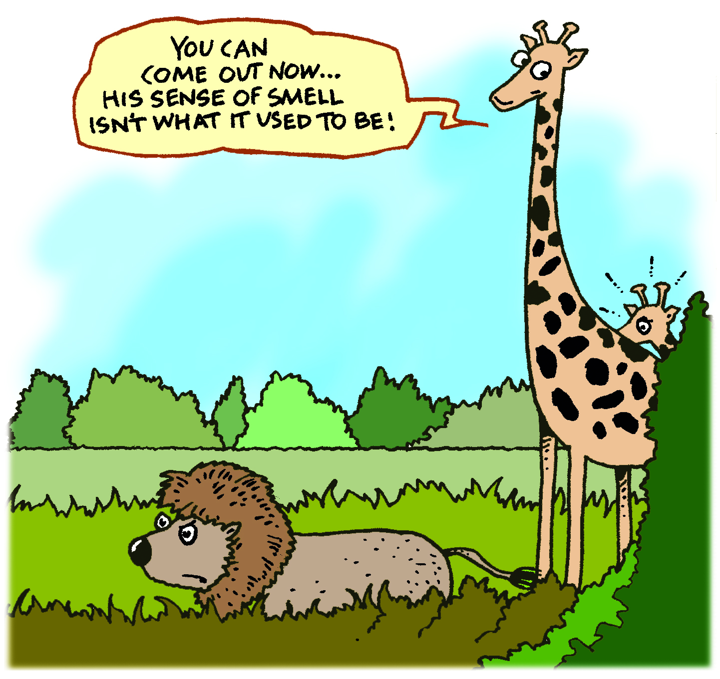 Study investigates impact of lions living alongside giraffe populations -  Endangered & Extinct Species - Issues Online
